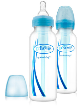 Dr Browns butelka 250 ml 2-PAK Standard Silikon Options Blue SB82405