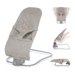 MOYO Zopa elektryczny leżaczek bujaczek dla dzieci od urodzenia do 9 kg - Diamond Beige