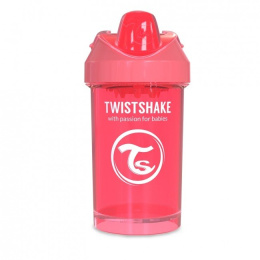 Twistshake - Kubek niekapek z mikserem do owoców, brzoskwiniowy 300ml
