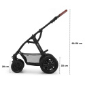 XMOOV do 22 kg 3w1 KinderKraft wózek wielofunkcyjny - Light Grey