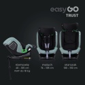 TRUST I-Size EasyGO Obrotowy fotelik samochodowy 0-36 kg Isofix - Agava