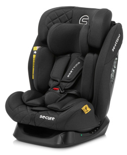 Secure Pro i-Size Sesttino od urodzenia do 150cm wzrostu fotelik samochodowy do 12 roku życia - Black