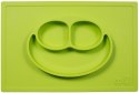 USZKODZONE OPAKOWANIE EZPZ Silikonowy talerzyk z podkładką 2w1 Happy Mat zielony