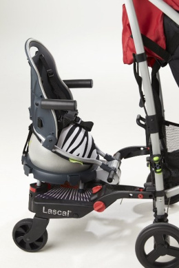 Buggypod Perle Zebra - siedzisko które pasuje do dostawek Lascal BuggyBoard Maxi lub Bugaboo Wheeled Board