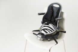 Buggypod Perle Zebra - fotelik krzesełko które pasuje do dostawek Lascal BuggyBoard Maxi lub Bugaboo Wheeled Board