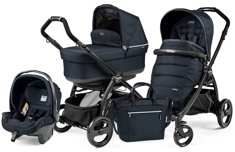 BOOK PLUS POP-UP COMPLETO MODULAR 3w1 Peg Perego - luxe blue night