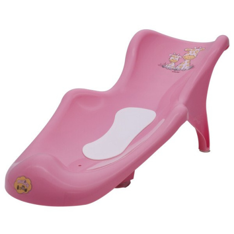 Fotelik do kąpieli z matą antypoślizgową " Maltex Baby (7750) różowy