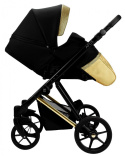 APUS CHIC 3w1 Dada Prams wózek dziecięcy z fotelikiem Kite 0-13kg - Gold