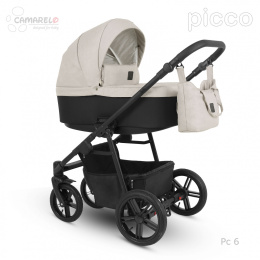 PICCO 3w1 Camarelo lekki wózek wielofunkcyjny do 22 kg, waży tylko 11,9 kg + fotelik KITE 0-13kg Polski Produkt kolor - 06