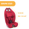 CHICCO GRO-UP fotelik dziecięcy 9-36 kg z regulacją odchylenia - Red Passion