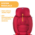 CHICCO GRO-UP fotelik dziecięcy 9-36 kg z regulacją odchylenia - Red Passion