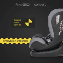 EasyGo CONVERT Fotelik samochodowy obrotowy 360° RWF z Isofix 0-36 kg - PEARL