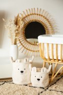 Childhome Pluszowy pojemnik na zabawki 30 x 30 x 30 cm Teddy bear Off white