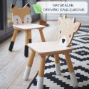 Drewniane krzesełko, Lisek, kolekcja mebli Forest, Tender Leaf Toys