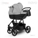 NAVO Camarelo 3w1 wózek wielofunkcyjny z fotelikiem KITE 0-13kg Polski Produkt kolor 01