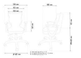 Krzesło NORM Twist 03 wzrost 159-188 #R1