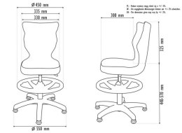 Krzesło PETIT Storia 28 rozmiar 3 WK+P wzrost 119-142 #R1