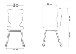Krzesło RETE biały Storia 31 rozmiar 4 wzrost 133-159 #R1