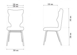 Krzesło SOLO Storia 28 rozmiar 3 wzrost 119-146 #R1