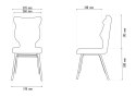 Krzesło SOLO Visto 01 rozmiar 4 wzrost 133-159 #R1