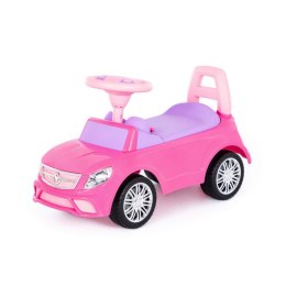 POLESIE 84491 Samochód-jeździk SuperCar z sygnałem dźwiękowym różowy