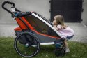 THULE Chariot Cross 1, przyczepka rowerowa dla dziecka - czerwony/szary