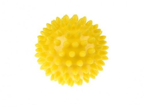 TULLO 412 Piłka sensoryczna do masażu i rehabilitacji 6,6 cm żółty