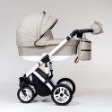 EUFORIA 2w1 Paradise Baby biały stelaż - wózek wielofunkcyjny - Polski Produkt