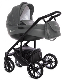 GIULIA 3w1 BabyActive wózek głęboko-spacerowy + fotelik samochodowy Kite 0-13kg - 02 Silver Arrow