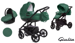 GIULIA 3w1 BabyActive wózek głęboko-spacerowy + fotelik samochodowy Kite 0-13kg - 03 Forest Dream