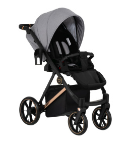 VR 2w1 Paradise Baby wielofunkcyjny wózek dziecięcy Polski Produkt - nr. 06 stelaż czarny mat