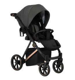 VR 2w1 Paradise Baby wielofunkcyjny wózek dziecięcy Polski Produkt - nr. 07 stelaż czarny mat