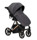 VR 3w1 Paradise Baby wielofunkcyjny wózek dziecięcy z fotelikiem KITE 0-13kg Polski Produkt - 01 stelaż czarny mat