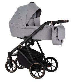 VR 3w1 Paradise Baby wielofunkcyjny wózek dziecięcy z fotelikiem KITE 0-13kg Polski Produkt - 06 stelaż czarny mat