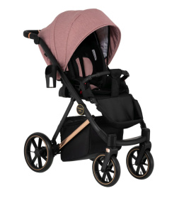 VR 3w1 Paradise Baby wielofunkcyjny wózek dziecięcy z fotelikiem KITE 0-13kg Polski Produkt - 10 stelaż czarny mat