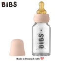 BIBS BABY GLASS BOTTLE BLUSH Antykolkowa Butelka Szklana dla Noworodków 110 ml