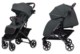 Astra 2022 Carrello wózek dziecięcy spacerowy do 22 kg, waga tylko 8,1 kg - Raven Grey
