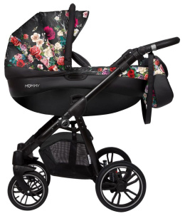 MOMMY Special Edition 3w1 BabyActive wózek głęboko-spacerowy + fotelik samochodowy Kite 0-13kg - Rosse