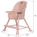 EATAN Kidwell Krzesełko do karmienia 4w1 - Pink