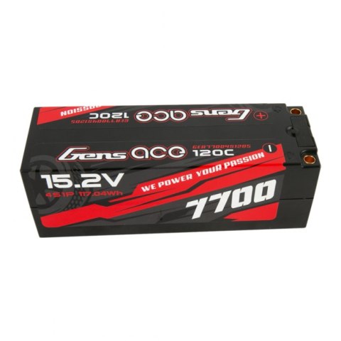 7700mAh 15.2V 120C HardCase High Voltage Gens Ace