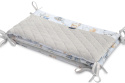 Sensillo Ochraniacz do łóżeczka Plusz Karo - LOT W CHMURACH dodatek do wyprawki dla niemowlaka