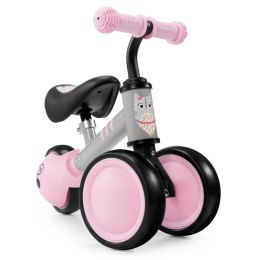 KINDERKRAFT Rowerek biegowy jeździk CUTIE PINK różowa sówka