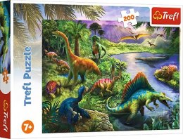 TREFL 13281 Puzzle 200 Drapieżne dinozaury