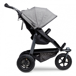 TFK wózek spacerowy Mono Sport koła pompowane, dla dzieci do 34 kg - szary premium