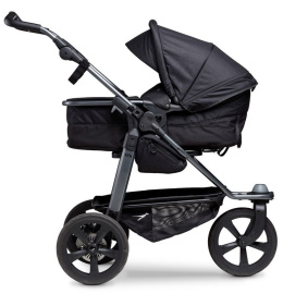 TFK wózek wielofunkcyjny 2w1 Mono Combi koła komorowe, dla dzieci do 27 kg - czarny