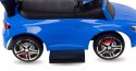 Jeździk pchacz chodzik dla dziecka Mercedes AMG C63 COUPE z popychaczem i podnóżkiem niebieski