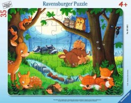 Puzzle 35el ramkowe Dobranoc 051465 Ravensburger