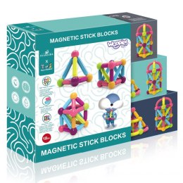 WOOPIE Magnetic Educational Construction Blocks Large Thick 38 pcs.