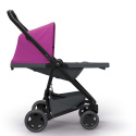 ZAPP FLEX PLUS 2w1 Quinny gondola LUX wózek gęboko-spacerowy pink on graphite + grey on graphite