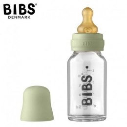 BIBS 5013250 Antykolkowa butelka szklana 110 ml Sage